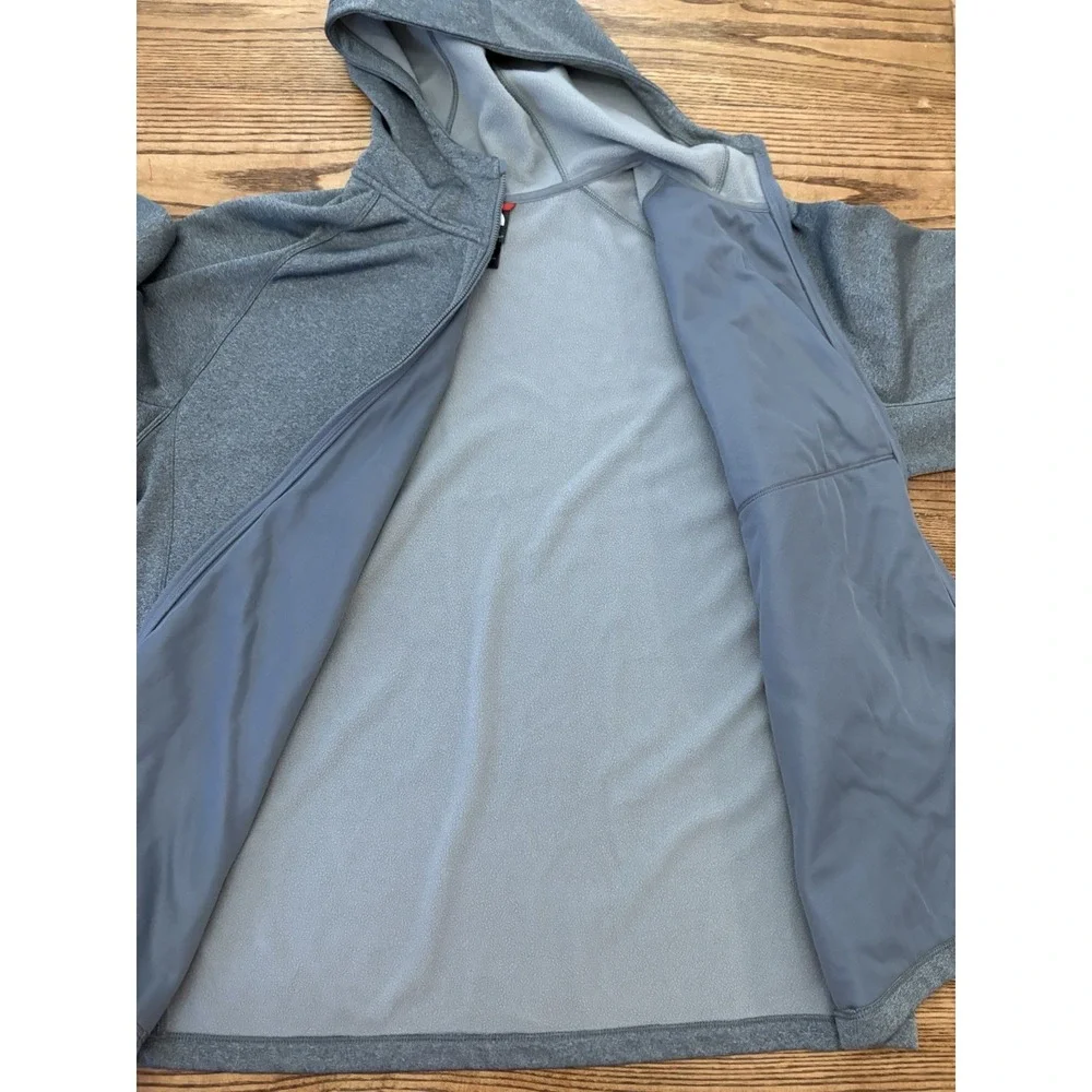 The North Face Men's XXL Grey/Yellow Canyonlands Full Zip Hoodie Sweatshirt